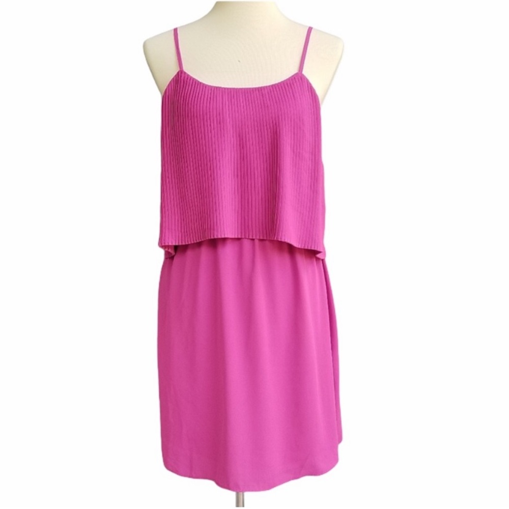 Two tiered pink dress